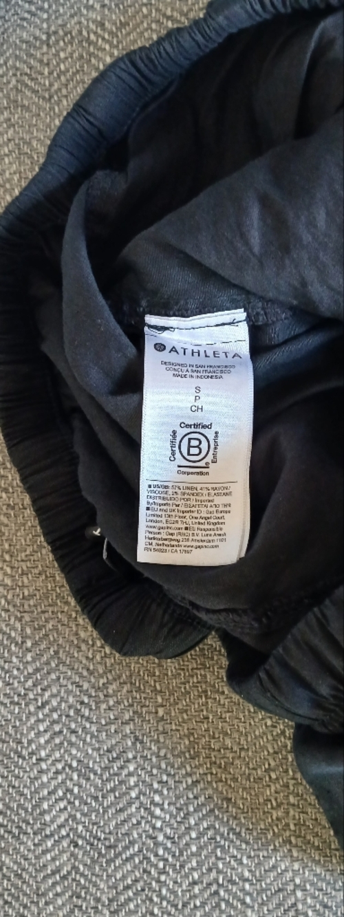 Athleta Paradise Wide Leg Pant in Black. Size S - Picture 11 of 12